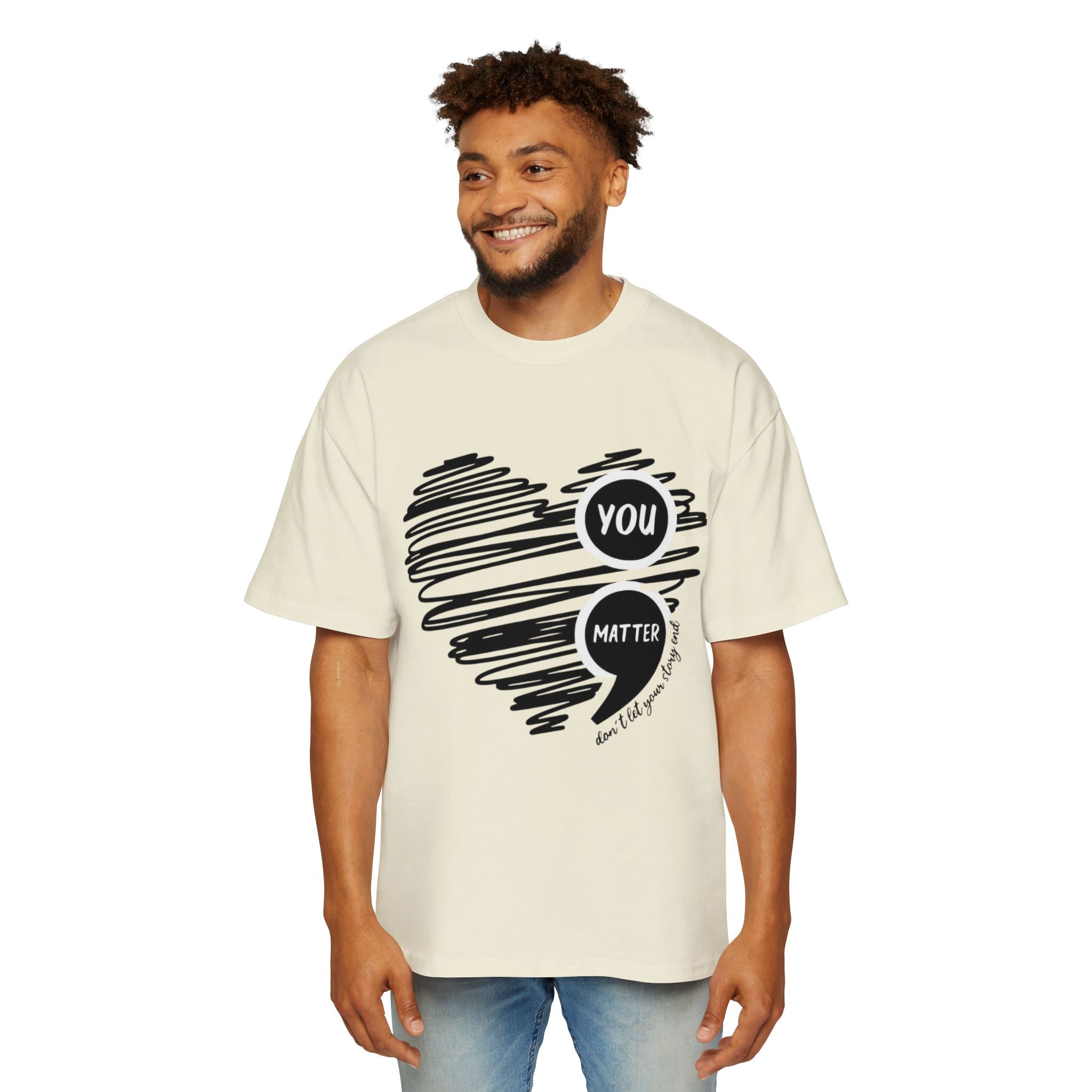 You Matter Heart Tee — Mental Health Awareness Graphic T‑Shirt