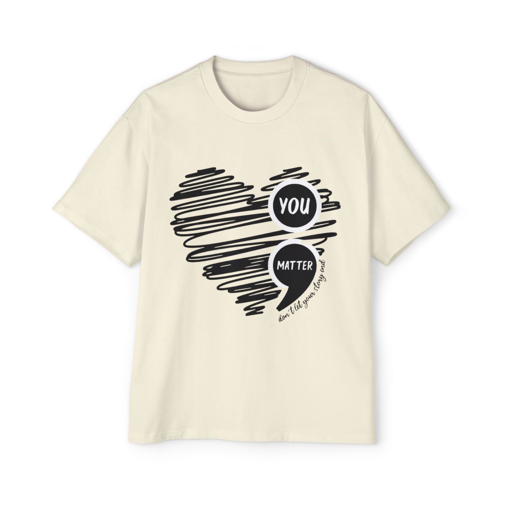 You Matter Heart Tee — Mental Health Awareness Graphic T‑Shirt