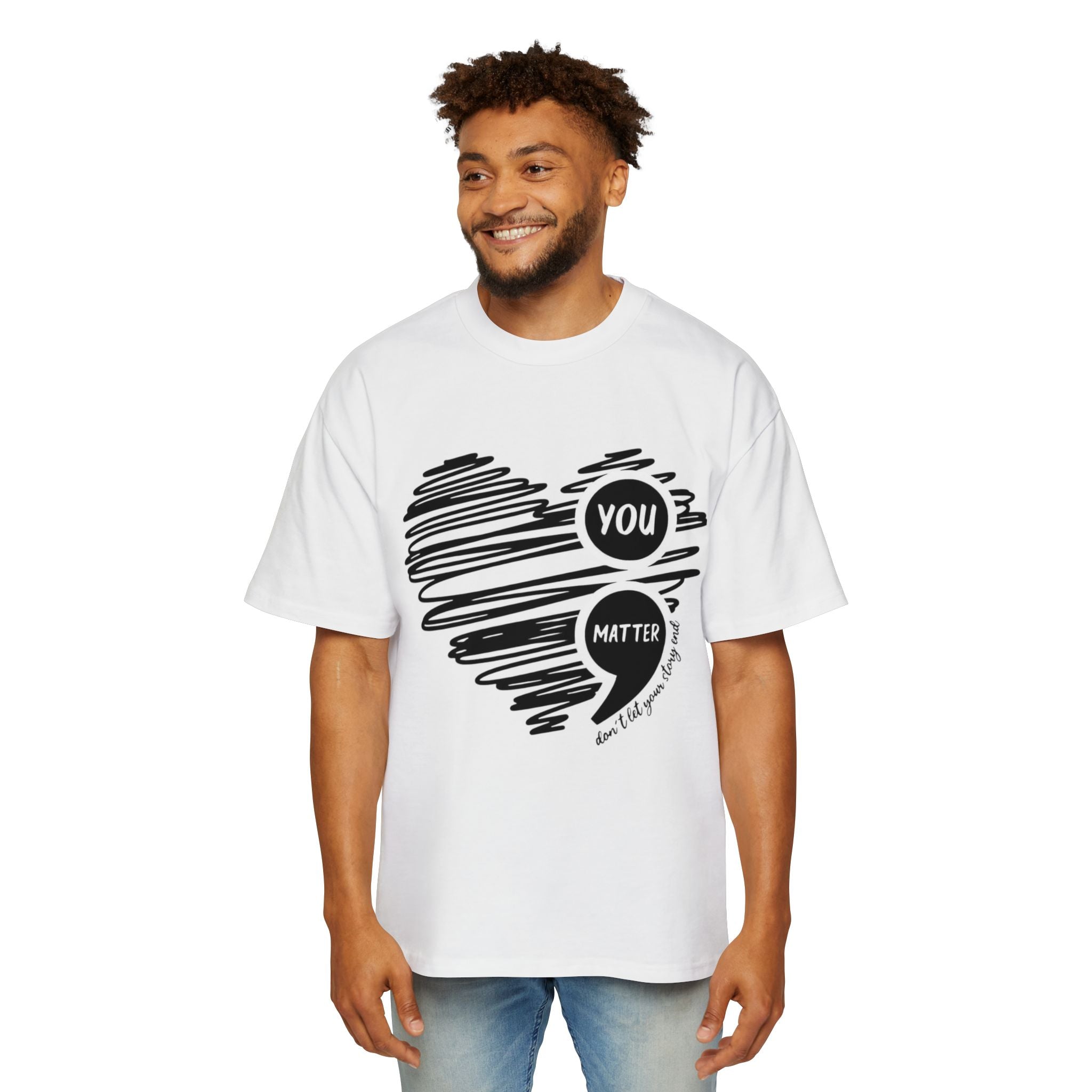 You Matter Heart Tee — Mental Health Awareness Graphic T‑Shirt