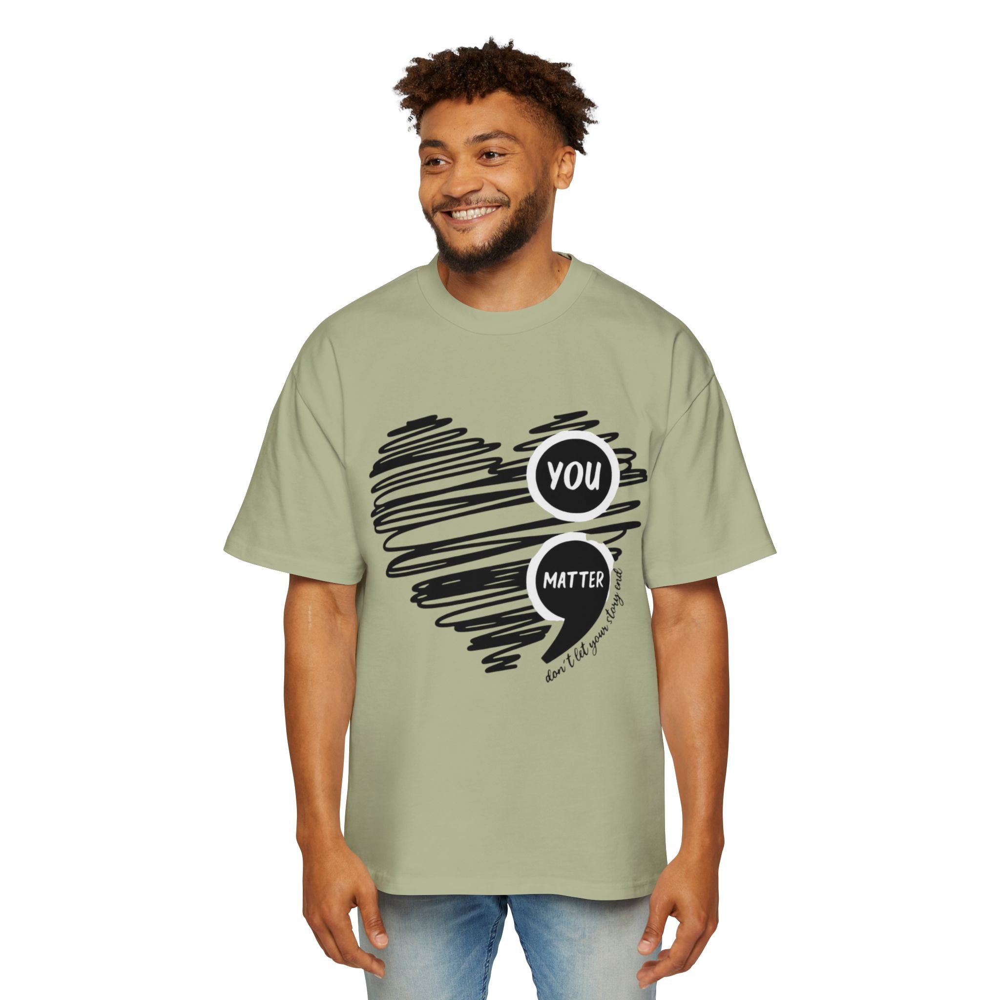 You Matter Heart Tee — Mental Health Awareness Graphic T‑Shirt