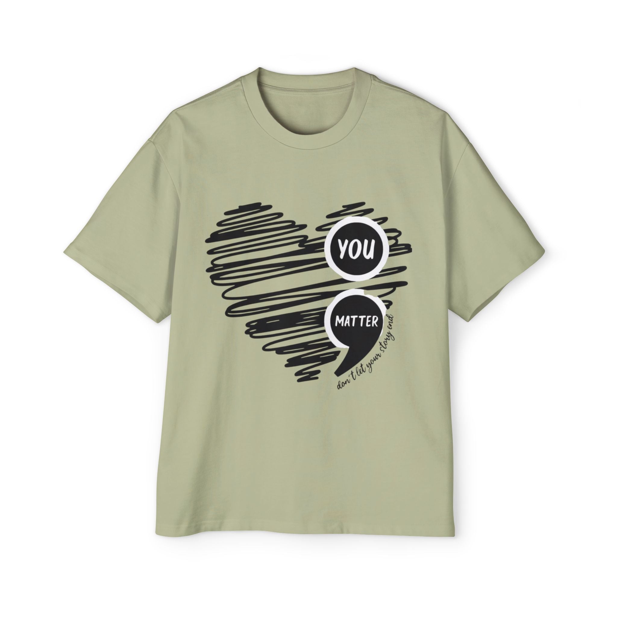 You Matter Heart Tee — Mental Health Awareness Graphic T‑Shirt