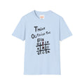 Think Outside the Box T-Shirt — Inspirational Tic-Tac-Toe Graphic