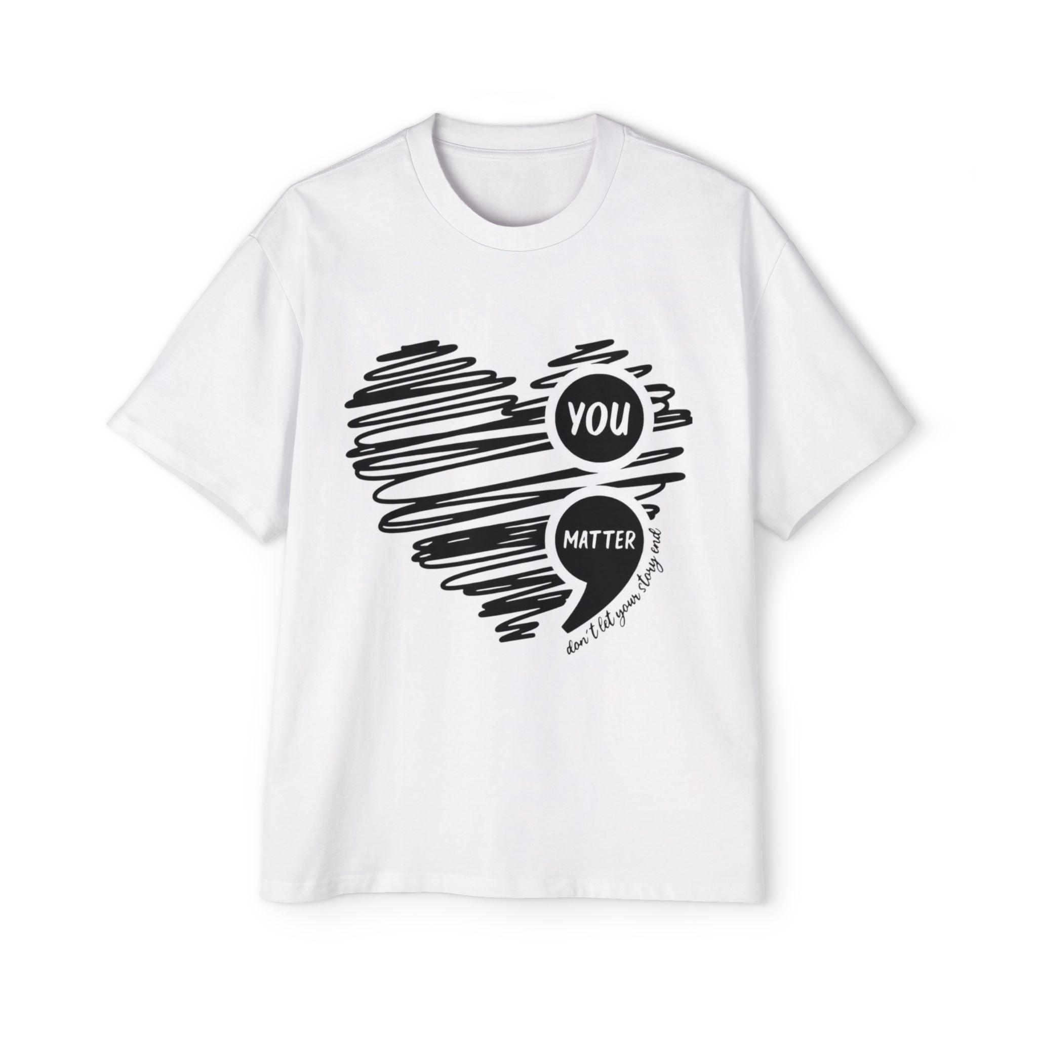 You Matter Heart Tee — Mental Health Awareness Graphic T‑Shirt